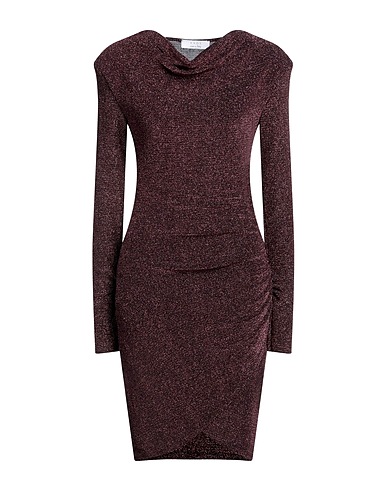 KAOS Vestito corto Bordeaux 61% Poliammide, 33% Fibra di metallo, 6% Elastan