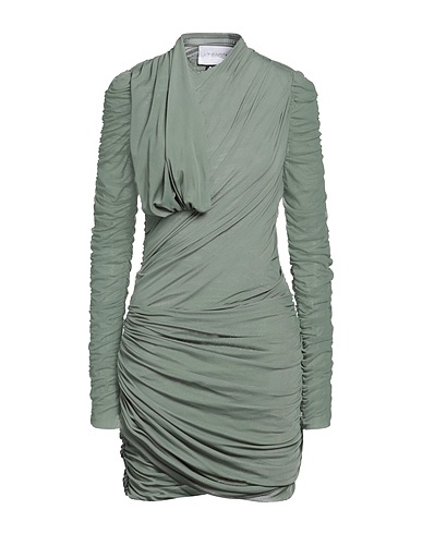 AZ FACTORY Midi dress Military green 95% Polyester, 5% Elastane
