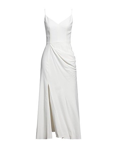 MCQUEEN Midi dress Ivory 52% Viscose, 48% Acetate