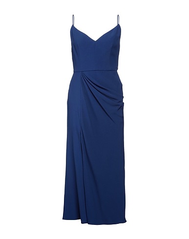 MCQUEEN Midi dress Blue 52% Viscose, 48% Acetate