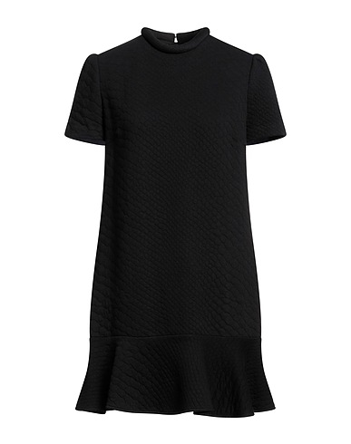 ELISABETTA FRANCHI Short dress Black 74% Polyamide, 26% Cotton