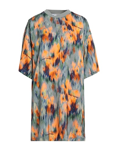 OFF-WHITE™ Short dress Light green 100% Viscose, Polyamide, Elastane