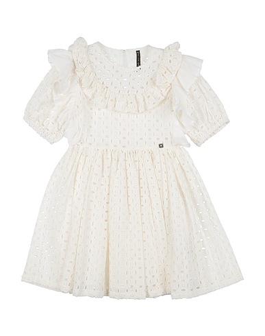 MANILA GRACE Dress White 100% Cotton