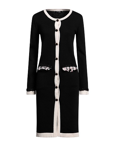 FRACOMINA Cardigan Black 55% Polyester, 20% Acrylic, 20% Nylon, 5% Wool