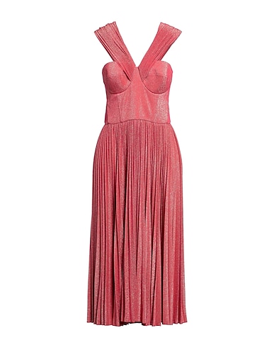 ELISABETTA FRANCHI Vestito da cerimonia Corallo 66% Viscosa, 15% Poliestere, 15% Poliammide, 4% Elastan