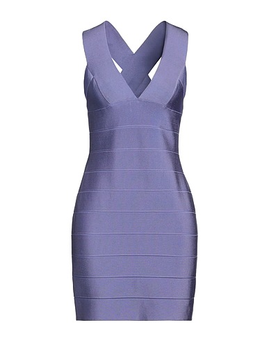 HERVÉ LÉGER Kurzes Kleid Malve 90% Recycelte Viskose, 9% Nylon, 1% Elastan