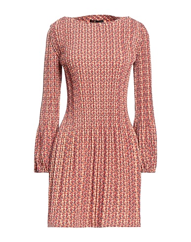 MAJE ミニワンピース・ドレス あんず色 ポリエステル 100%