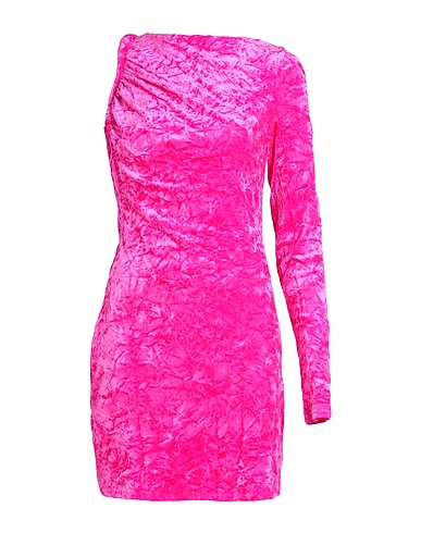 VERSACE Sheath dress Fuchsia 92% Polyester, 8% Elastane, Polyamide