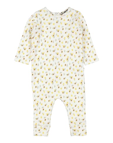 BONTON Baby jumpsuit  Cream 100% Cotton