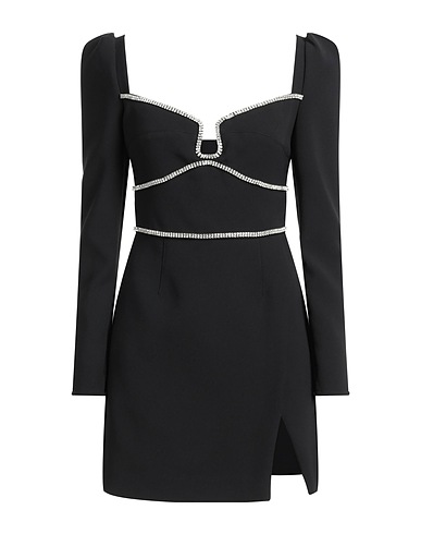 SELF-PORTRAIT Short dress Black 100% Polyester