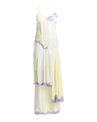 SPORTMAX Jumpsuits and Dungarees Pastel yellow 100% Polyester, Elastane, Cotton