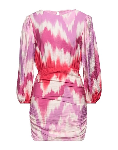 MAJE Kurzes Kleid Malve 83% Viskose, 17% Polyamid, Perlmutt