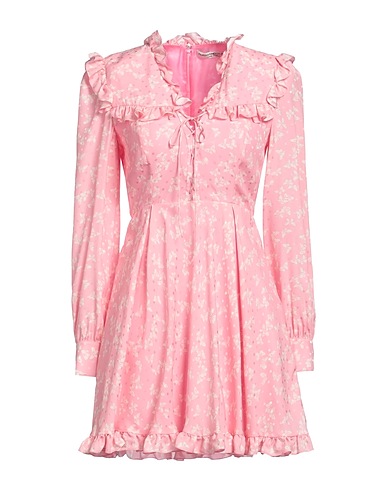 ALESSANDRA RICH Short dress Pink 100% Silk