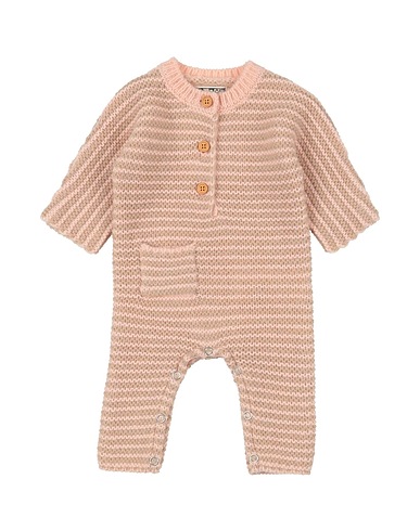 BONTON Baby jumpsuit  Pink 35% Polyamide, 35% Acrylic, 15% Wool, 15% Alpaca wool