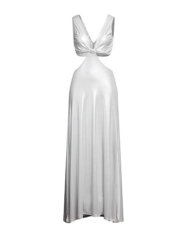SOALLURE Vestito lungo Grigio chiaro 92% Poliestere, 8% Elastan