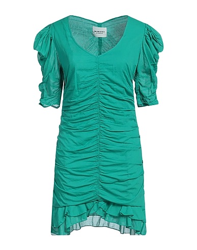 MARANT ÉTOILE Sheath dress Emerald green 100% Cotton