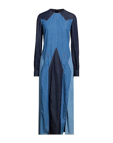 DSQUARED2 Denim dress Blue 98% Cotton, 2% Elastane