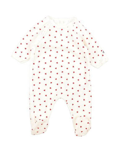 PETIT BATEAU Tutina Baby  Bianco 100% Cotone