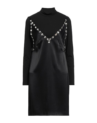 MAJE Short dress Black 100% Viscose, Polyester