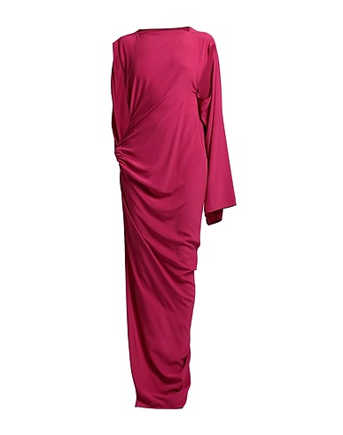 RICK OWENS Long dress Garnet 64% Acetate, 36% Silk
