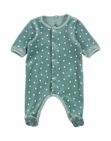 PETIT BATEAU Baby jumpsuit  Sage green 100% Cotton