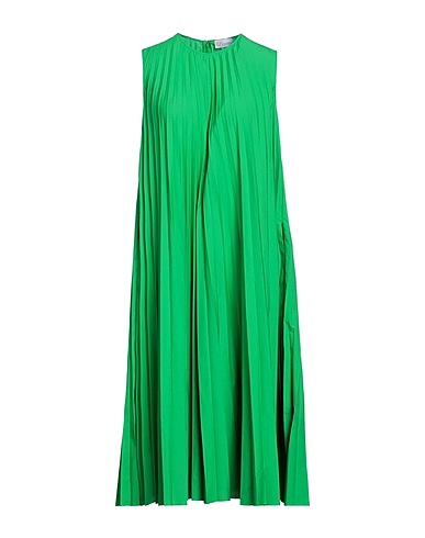 REDValentino Midi dress Green 65% Cotton, 35% Polyester