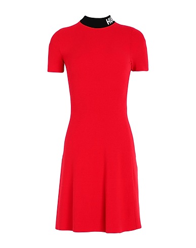 HUGO Short dress Red 70% Viscose, 30% Polyester