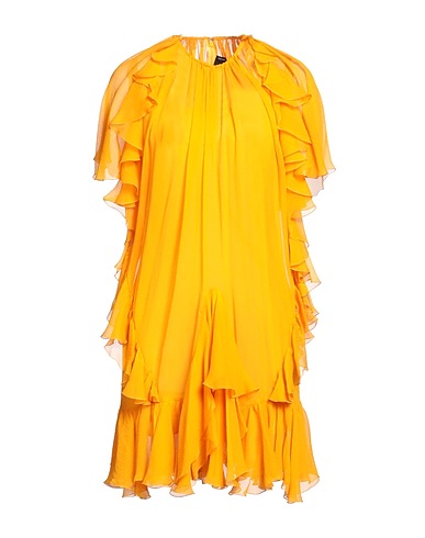 DSQUARED2 Short dress Yellow 100% Cotton