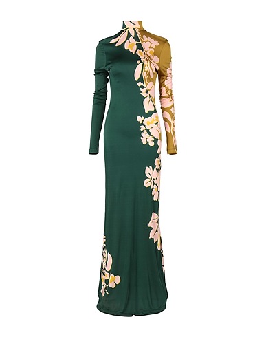 LA DOUBLE J Long dress Emerald green 100% Viscose