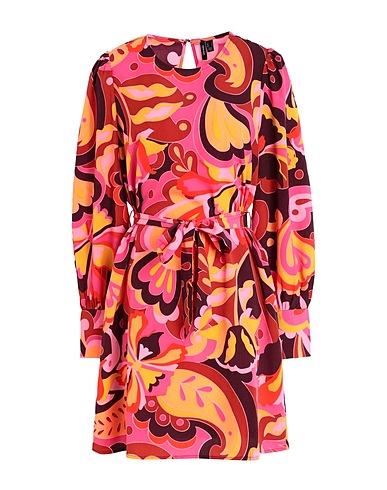 VERO MODA Short dress Fuchsia 100% Polyester