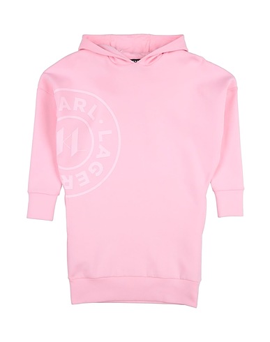 KARL LAGERFELD Vestito Rosa 79% Cotone, 17% Poliestere, 4% Elastan