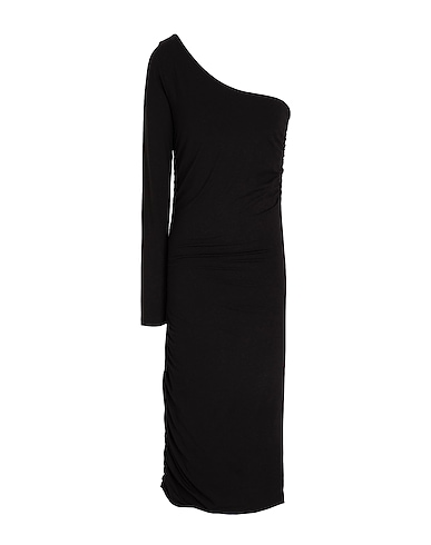 8 by YOOX One-shoulder dress VISCOSE ONE-SHOULDER GATHERED MAXI DRESS
NERO 95% Viscose, 5% Elastane