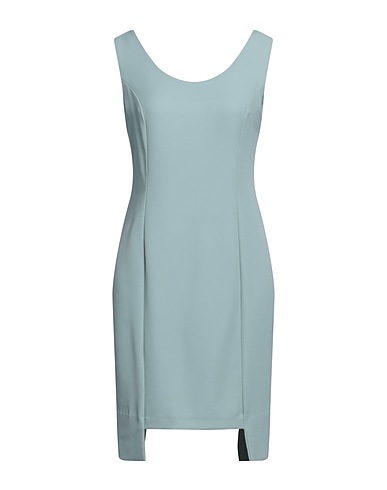 BOUTIQUE de la FEMME Short dress Sage green 94% Polyester, 6% Elastane