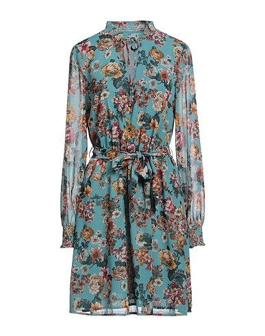 LIU •JO Short dress Turquoise 100% Polyester