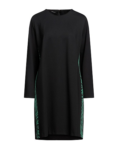 HANITA Short dress Black 70% Viscose, 26% Nylon, 4% Elastane