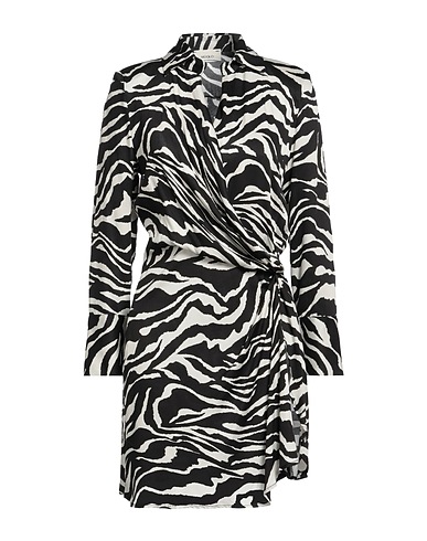 VICOLO Shirt dress Black 100% Viscose