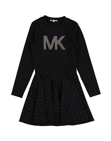 MICHAEL KORS KIDS Dress Black 62% Viscose, 33% Polyamide, 5% Elastane
