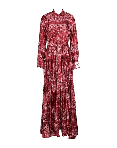 GOLDEN GOOSE Long dress Burgundy 100% Viscose