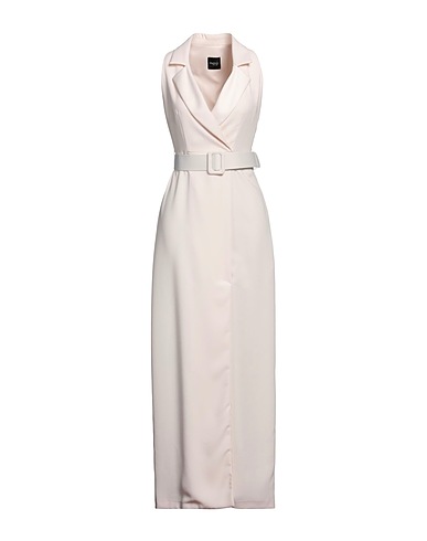 MEM.JS Long dress Ivory 100% Polyester