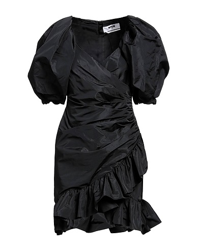 MSGM Short dress Black 100% Polyester