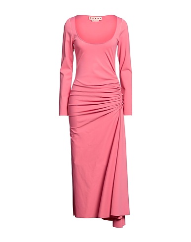 MARNI Midi-Kleid ROSA 65% Viskose, 30% Polyamid, 5% Elastan
