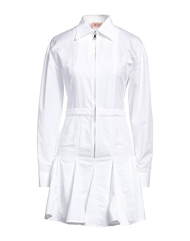 N°21 Elegant dress White 100% Cotton