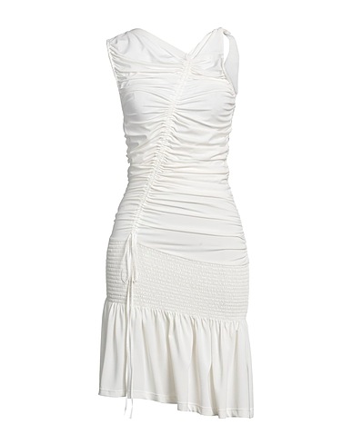 N°21 Vestito corto Bianco 72% Viscosa, 22% Poliestere, 6% Elastan