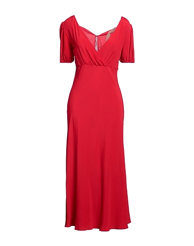 N°21 Long dress Red 69% Acetate, 31% Silk