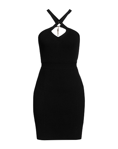 ROBERTO CAVALLI Vestito corto Nero 85% Viscosa, 15% Poliestere