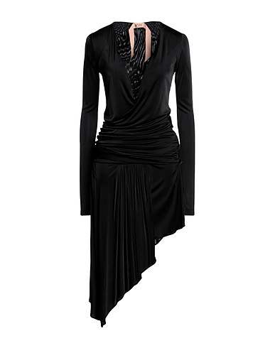 N°21 Short dress Black 100% Viscose