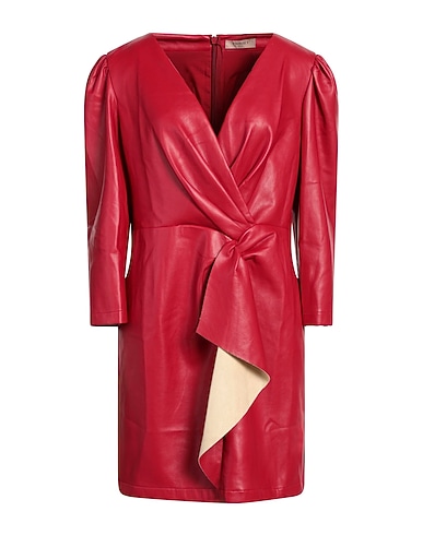 TWINSET Short dress Red 100% Polyester