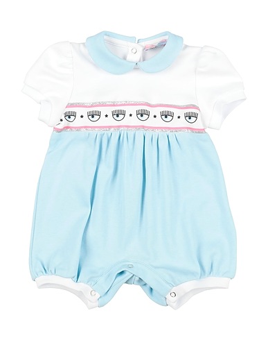 CHIARA FERRAGNI NEONATO Celeste 100% Cotone