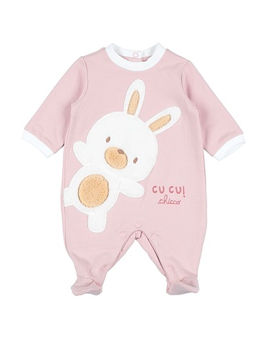 CHICCO Baby jumpsuit  Pink 95% Cotton, 5% Elastane