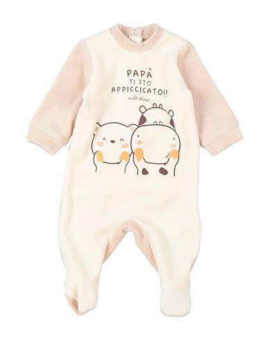 CHICCO Baby jumpsuit  Cream 80% Cotton, 20% Polyester